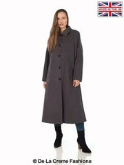 Faux Wool Longline Hooded Winter Coat - Femstylo
