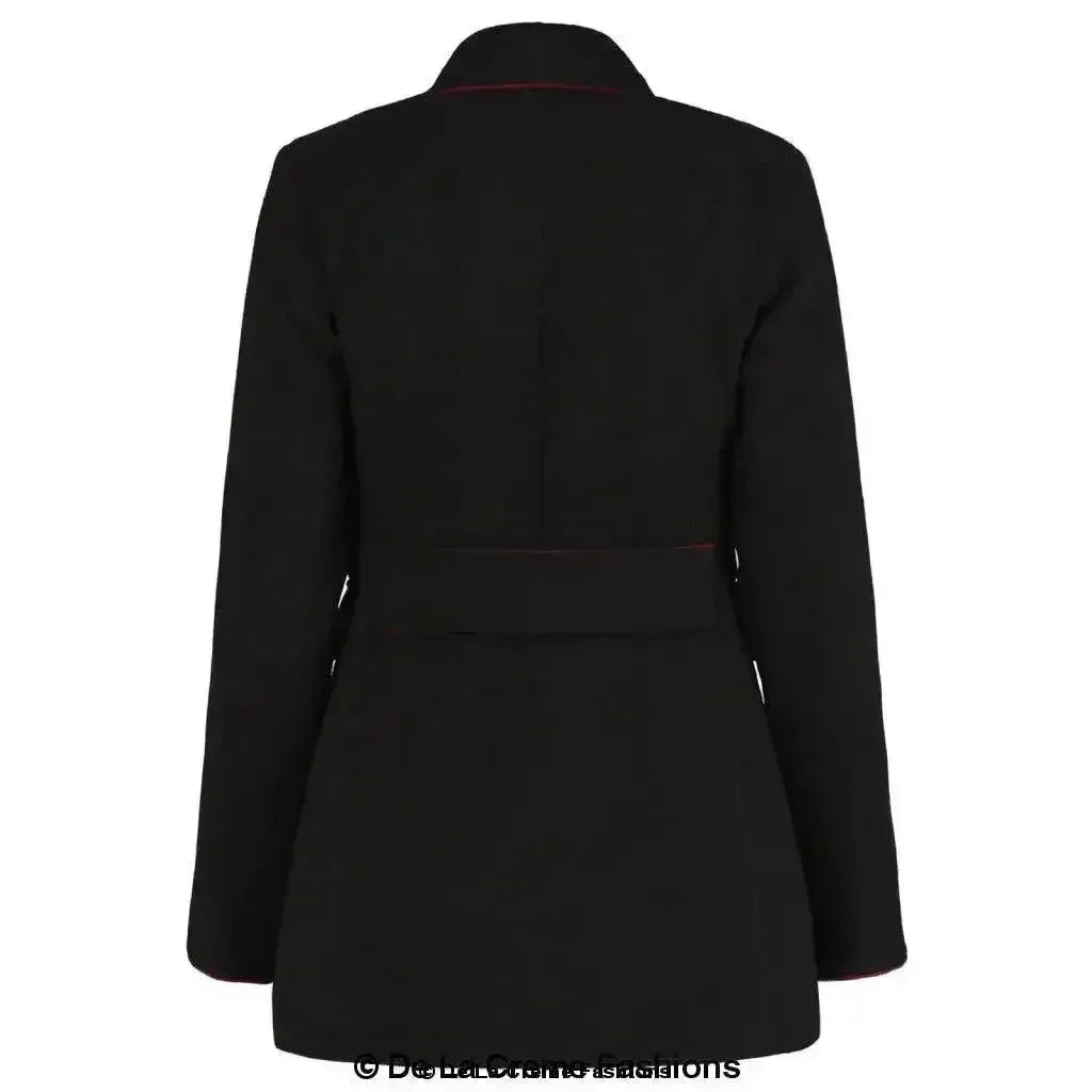 De La Creme Womens Military Style Pea Coat - Femstylo