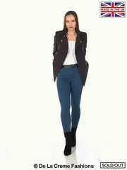 De La Creme Womens Military Style Pea Coat - Femstylo