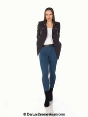 De La Creme Womens Military Style Pea Coat - Femstylo