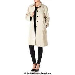De La Creme Womens Oversized Knee Length Swing Coat - Femstylo
