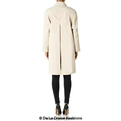 De La Creme Womens Oversized Knee Length Swing Coat - Femstylo