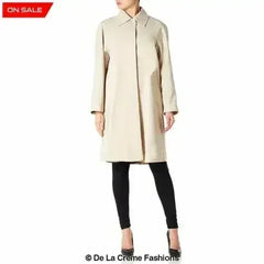 De La Creme Womens Oversized Knee Length Swing Coat - Femstylo
