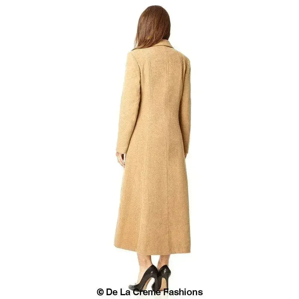 Single Breasted Long Winter Coat - Femstylo