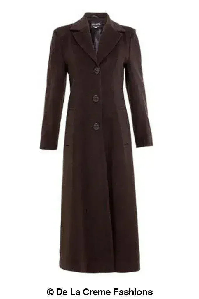 Single Breasted Long Winter Coat - Femstylo