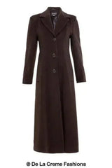 Single Breasted Long Winter Coat - Femstylo