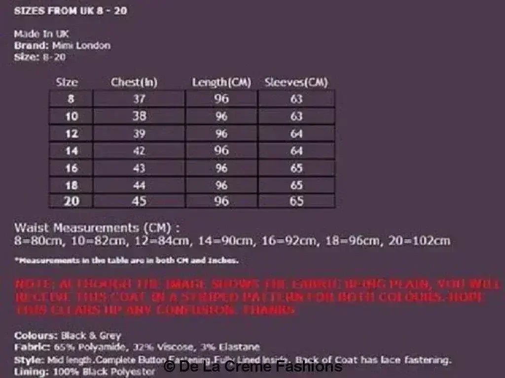 Spring/Summer Double Breasted Skater Coat (1102-SP) - Femstylo