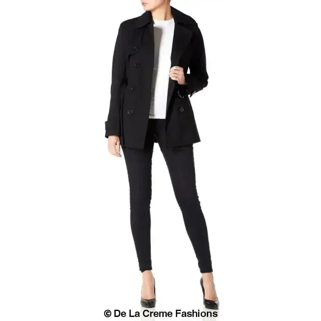 Spring/Summer Double Breasted Short Coat (1710-SP) - Femstylo