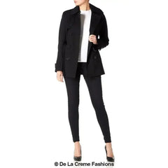 Spring/Summer Double Breasted Short Coat (1710-SP) - Femstylo