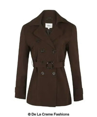 Spring/Summer Double Breasted Short Coat (1710-SP) - Femstylo