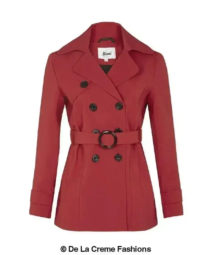 Spring/Summer Double Breasted Short Coat (1710-SP) - Femstylo