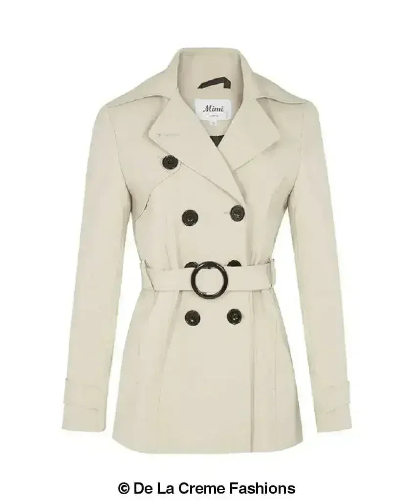 Spring/Summer Double Breasted Short Coat (1710-SP) - Femstylo