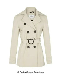Spring/Summer Double Breasted Short Coat (1710-SP) - Femstylo
