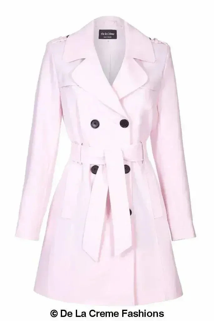 Spring/Summer Military Double Breasted Trench Coat (9049-SP) - Femstylo