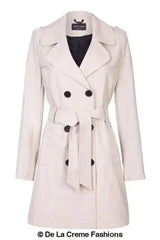 Spring/Summer Military Double Breasted Trench Coat (9049-SP) - Femstylo