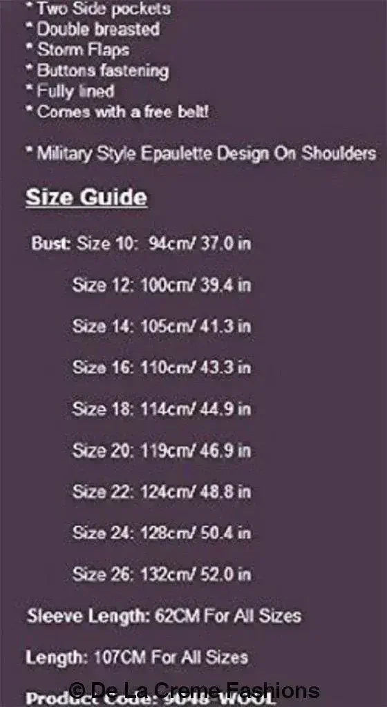 Spring/Summer Military Double Breasted Trench Coat (9049-SP) - Femstylo