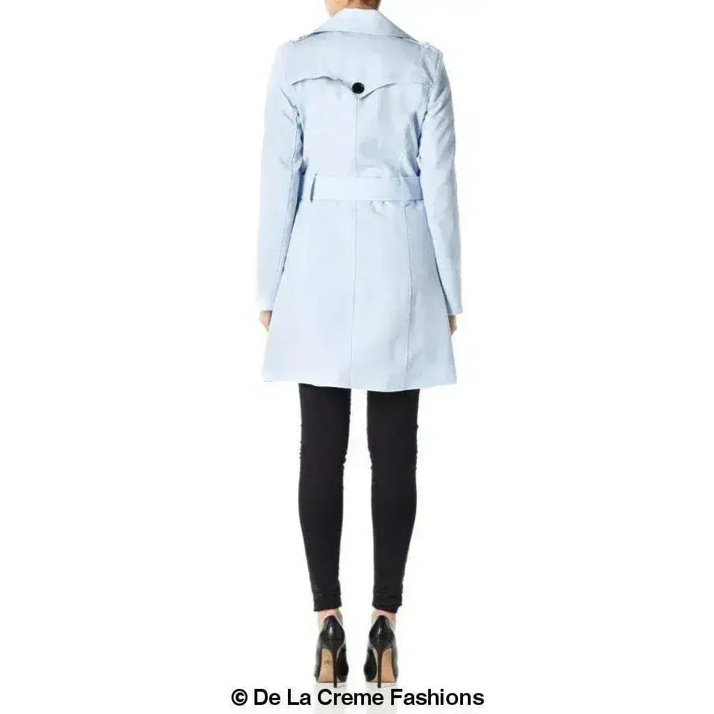 Spring/Summer Military Double Breasted Trench Coat (9049-SP) - Femstylo
