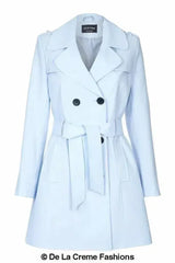 Spring/Summer Military Double Breasted Trench Coat (9049-SP) - Femstylo
