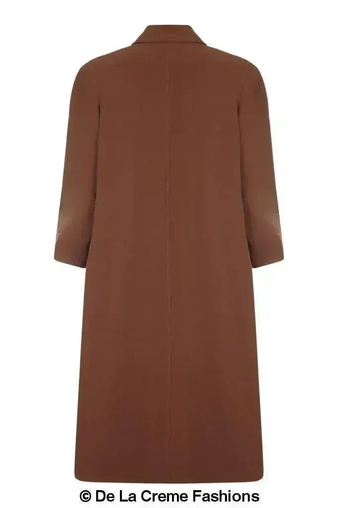 Spring/Summer Plus Size Long Coat - Femstylo