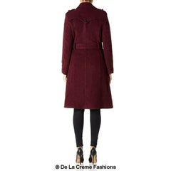 Wool Cashmere Military Coat - British Made | Femstylo - Femstylo