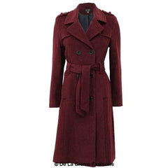 Wool Cashmere Military Coat - British Made | Femstylo - Femstylo