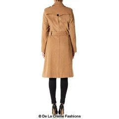 Wool Cashmere Military Coat - British Made | Femstylo - Femstylo