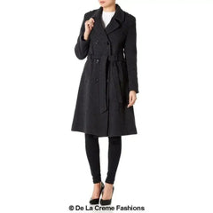Wool Cashmere Military Coat - British Made | Femstylo - Femstylo