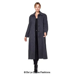 Plus Size Wool Cashmere Coat - Curve Inclusive | Femstylo - Femstylo