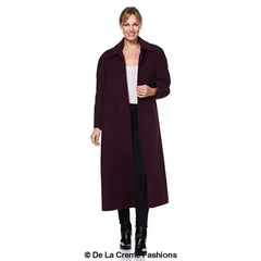 Plus Size Wool Cashmere Coat - Curve Inclusive | Femstylo - Femstylo