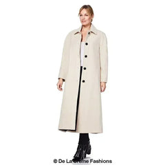 Plus Size Wool Cashmere Coat - Curve Inclusive | Femstylo - Femstylo