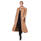 Plus Size Wool Cashmere Coat - Curve Inclusive | Femstylo - Femstylo