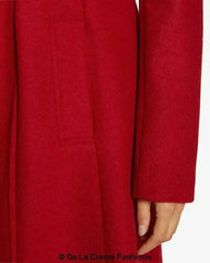 Dina Lapel Collar Duster Coat With Belt - Femstylo