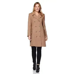 Double Breasted Twill Military Coat (1908) - Femstylo