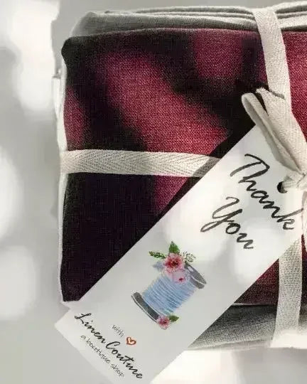 Dark Plum linen oversize top - Femstylo