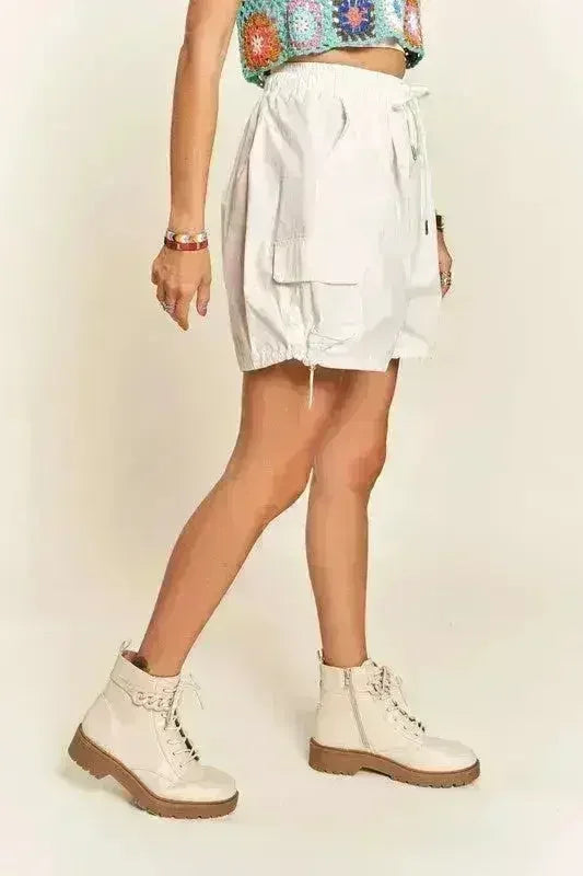 ADORA Drawstring Shorts with Pockets - Femstylo
