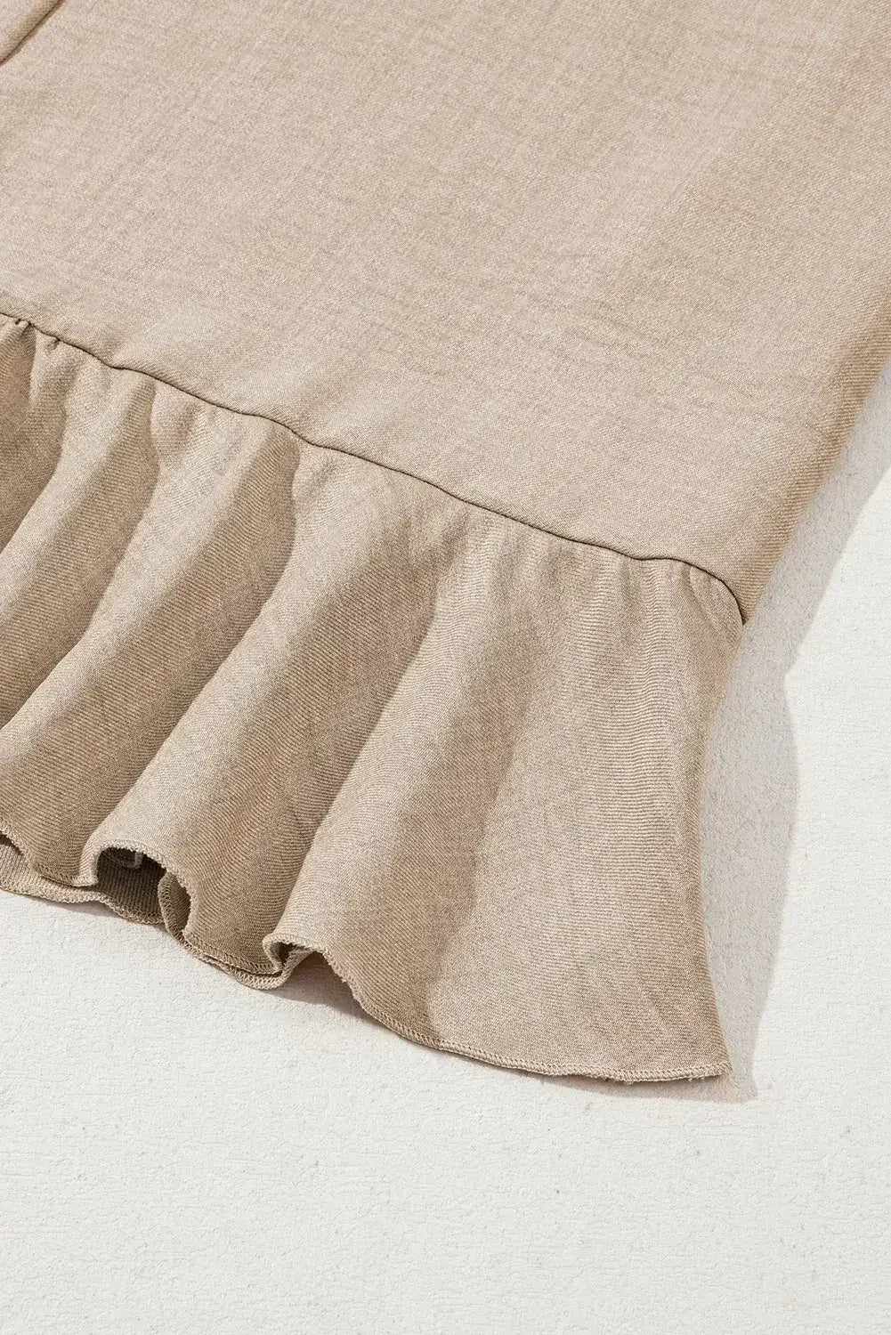 Ashleigh Blue Sleeveless Knot Backless Ruffle Hem Mini Dress - Femstylo