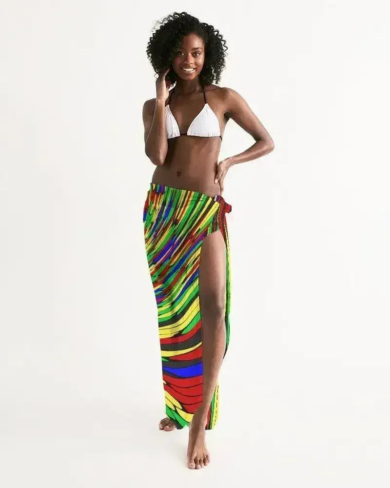 Sheer Multicolor Swimsuit Cover Up - Femstylo