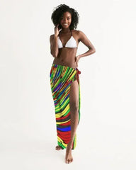 Sheer Multicolor Swimsuit Cover Up - Femstylo