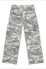 Camouflage Cargo Jeans with Pockets - Femstylo