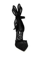 Regenta Big Bow Detail Stiletto Sandals - Femstylo