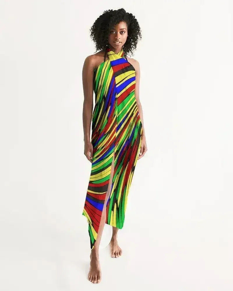 Sheer Multicolor Swimsuit Cover Up - Femstylo