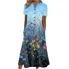 Women’s Summer Midi Dress – Casual, Light & Pocket-Ready - Femstylo