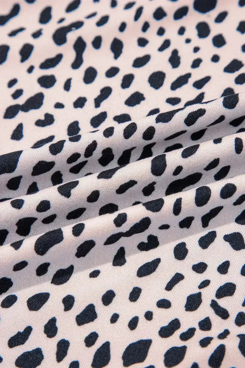 Apricot Allover Leopard Print Round Neck Tank Top - Femstylo