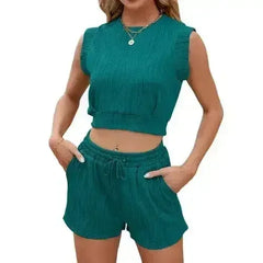 Wave Pattern Design Suit Set Women - Femstylo