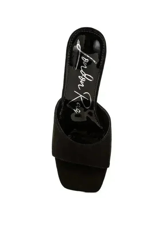 Bumblin Round Heel Micro Suede Sandals - Femstylo