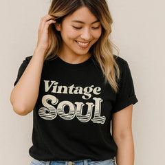 Vintage Soul Graphic Tee, Retro Shirt, Aesthetic Top