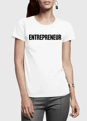 Entrepreneur Half Sleeves Women T-shirt - Femstylo