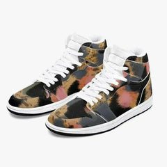 Jacki Easlick Leopard Print High-Top Leather Sneakers - Femstylo