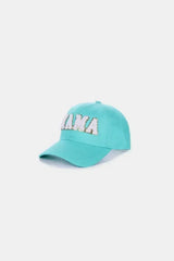 MAMA Chenille Patch Baseball Cap - Washed Cotton City Hat | Femstylo - Femstylo