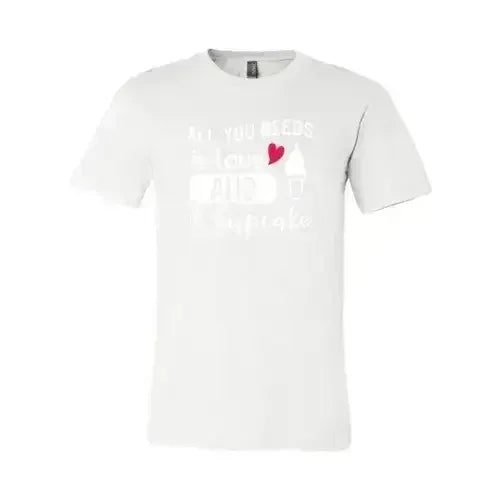 All You Need Is Love And Cupcake T-Shirt – Soft Cotton Tee - Femstylo